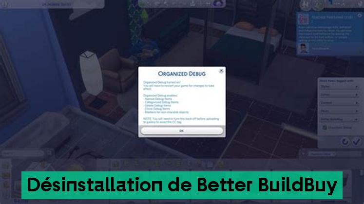 Désinstallation de Better BuildBuy