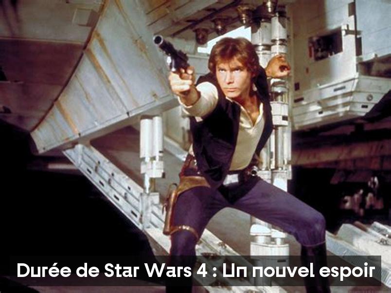 Durée de Star Wars 4 : Un nouvel espoir