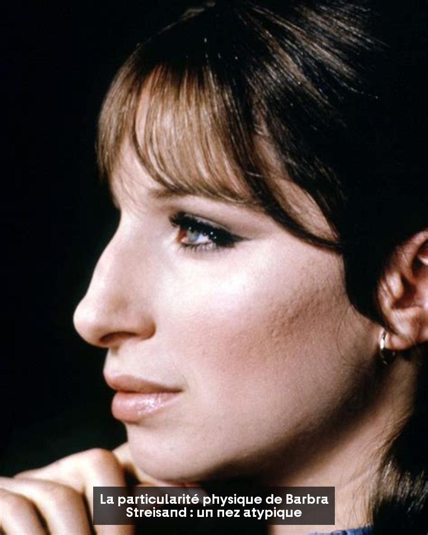 La particularité physique de Barbra Streisand : un nez atypique