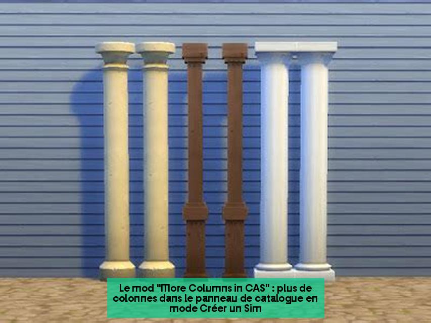 Le mod "More Columns in CAS" : plus de colonnes dans le panneau de catalogue en mode Créer un Sim