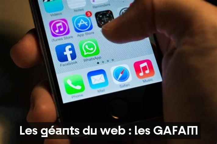 Les géants du web : les GAFAM