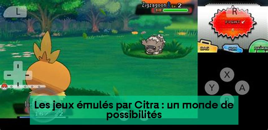 Les jeux émulés par Citra : un monde de possibilités