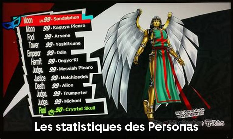 Les statistiques des Personas