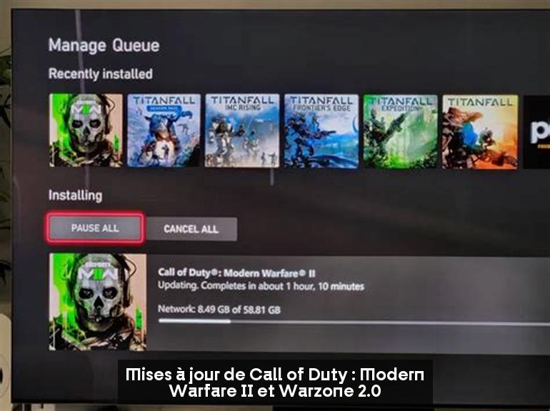 Mises à jour de Call of Duty : Modern Warfare II et Warzone 2.0