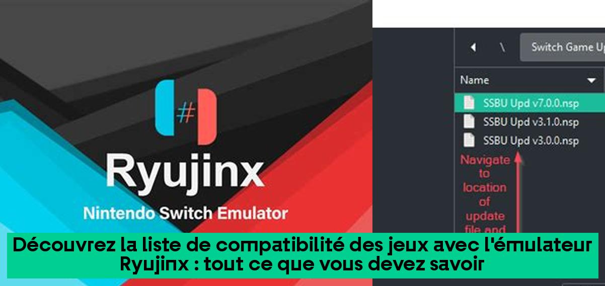 Découvrez la liste de compatibilité des jeux avec l'émulateur Ryujinx